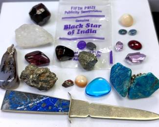 Loose Stones Lapis Letter Opener