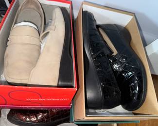 Lots of Ladies' 7 1/2 + 8 shoes, some are new in box!