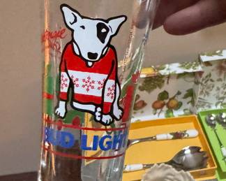 Mckenzie  Budlight mascot glasses