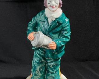 Royal Doulton ‘ Will He-Won’t He ? ‘ 1989 Clown Figurine