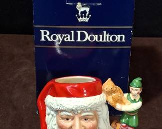 2005 * Limited Edition * Royal Doulton * Character Jug * Santa With Elf