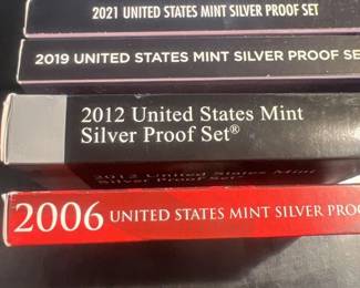 2006 12 19 21 US Mint Silver Proof Sets