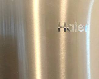 AWESOME HAIER STAINLESS REFRIGERATOR FREEZER.