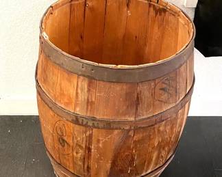 OLD WOODEN BARREL