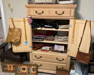 PART OF QUEEN BEDROOM SET AND MORE.