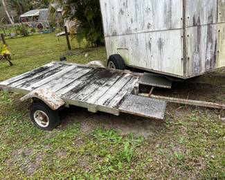 small flat trailer