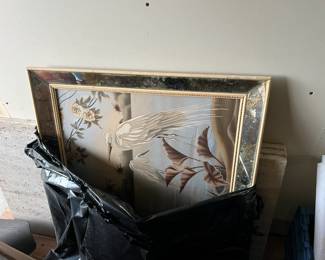 Florida style mirror art