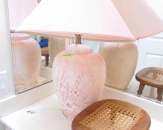 Pair of Pink Lamps