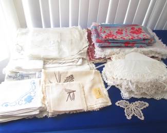 Vintage Linens & Doilies