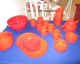 Assorted Dishes & Serving Items By "Waechtersbach, Germany