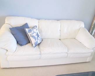 2-Leather Contemporary-Style Sofas