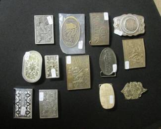 Variety of Belt Buckles 