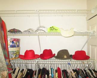 Hats, Visors & Hat Boxes.  