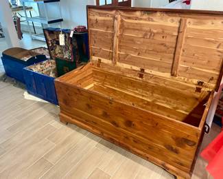 Antique extra large cedar chest is SOLD