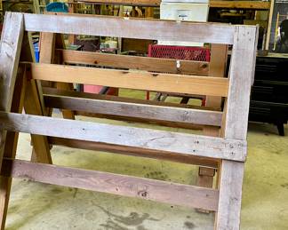 WOOD SAW HORSES