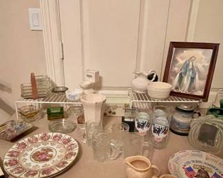 VINTAGE GLASSWARE, VINTAGE PEPSI-COLA CHRISTMAS GLASSES