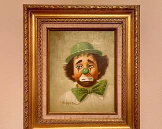CLOWN PAINTING BY HOPPIN