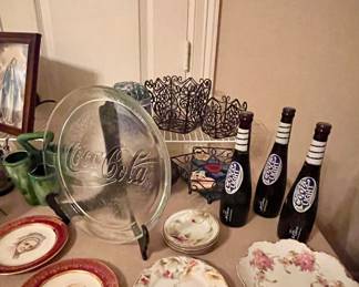 VINTAGE PLATES, COORS LIGHT BASEBALL BAT BOTTLES