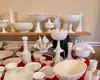 VINTAGE MILKGLASS COLLECTION