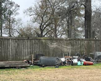 CYCLONE FENCING, POSTS, T POSTS
