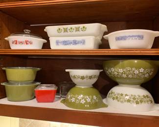 Pyrex and corelle