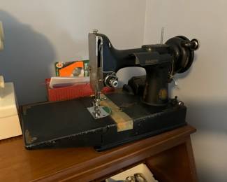 Vintage singer sewing machine