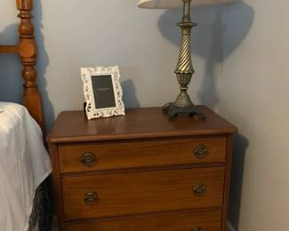 Three drawer nightstand