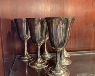Sterling goblets