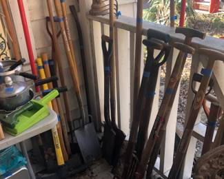 some of the garden tools