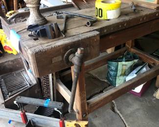 antique work bench
