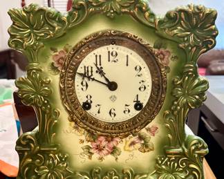 Antique Porcelain Clock