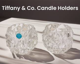 Tiffany & Co. Candle Holders
