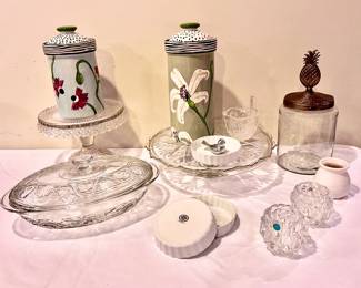 Glassware and Canisters