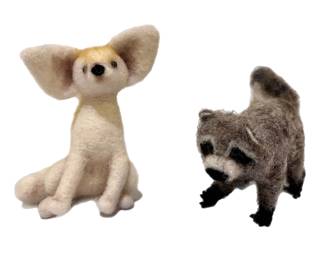 Wool Animal Figurines