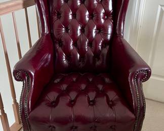 Tufted Leather Desk Chair
