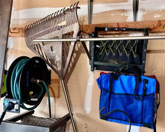 Rake Hose Reel, Folding Chairs