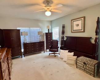 Bedroom Furniture and Tufted Office Chair