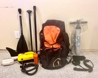 Paddle Board Paddle and Accessories (No Paddle Board)