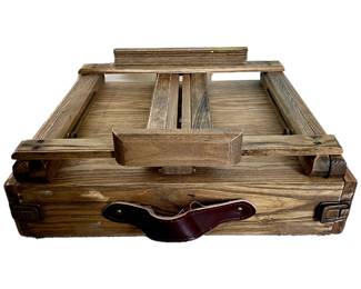 Folding Art Box with Paint, Markers, Pastels and More