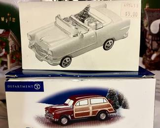 Department 56 Snow Village Classic Cars