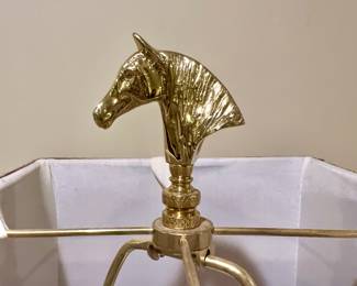 Table Lamp with Horse Head fenial 