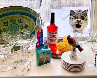 Margarita Glasses, and Decor