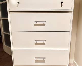 White Modern Chest Of Drawers