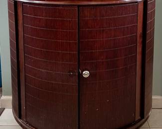 Liquor / Bar Cabinet (we are putting the other knob on)