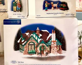 Department 56 Snow Village Tudor House