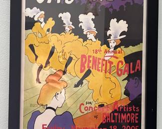 Cabaret 18th Annual Benefit Gala Poster by Susan Detwiler