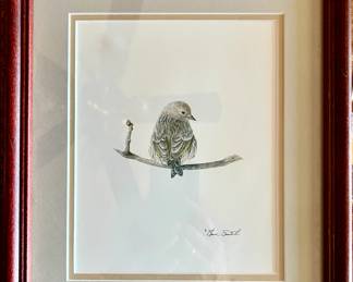 Framed print signed by Steve Smith