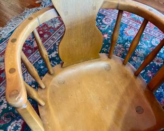 Finnish Barrel Back Captain's Chairs 