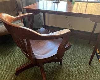 Desk  and Wooden Desk Chair