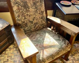 Vintage Upholstered Rocker